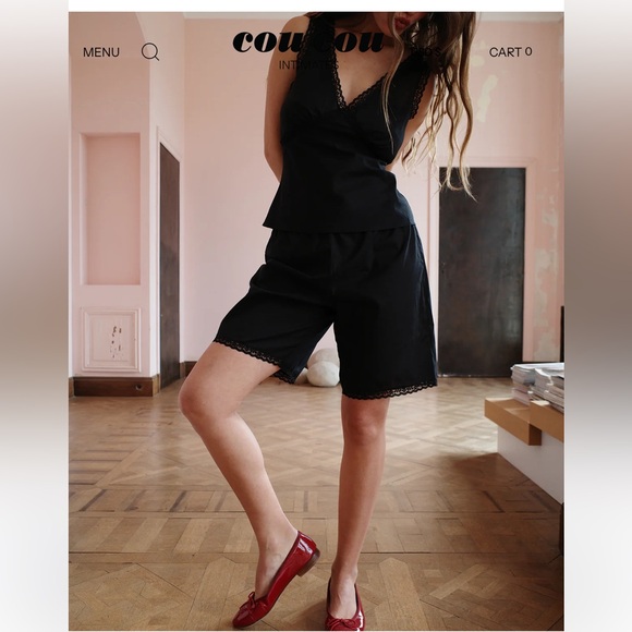 Cou Cou Intimates THE BERMUDA SHORT Sz s - Picture 3 of 10